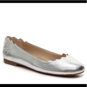 Sam Edelman silver flats